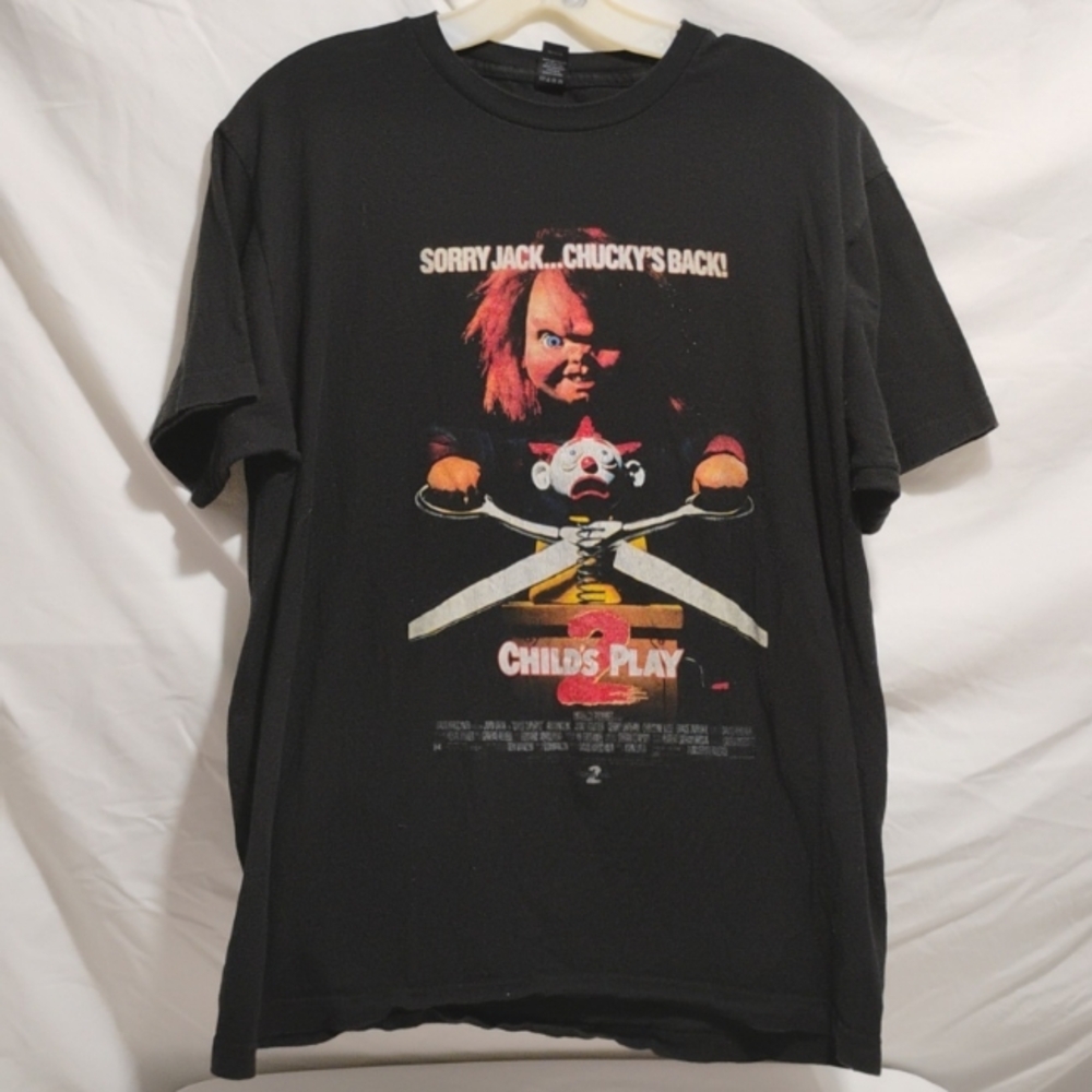 Chucky Child's Play Sorry Jack Chucky's Back Vintage Pt2 Tee Shirt Sz.L (C-19)